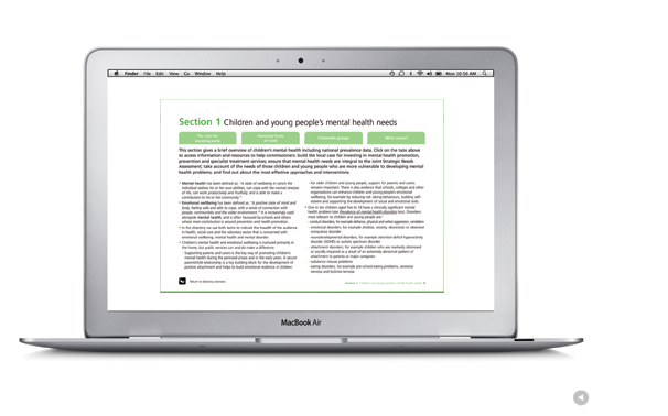 CAMHS website